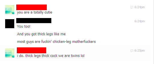 Thick Legs Thick Cock